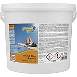 Planet Pool: Schnell-Chlor-Granulat für Pools | 5 kg | schnelllöslich | Pool Chlor Granulat org