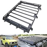 Aluminium Autodachgepäckträger Cargo Car Top Gepäckhalter Träger Korb Lagerung Suzuki Jimny JB64 JB74 2019 2020