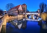 CALVENDO Maxbrücke, Poster DIN A1 quer, Bilder, Kunstdruck, Wandbild, Wanddeko, Prints ohne R