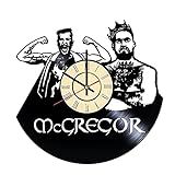 Conor McGregor Vinyl-Wanduhr Conor McGregor Wandkunst Conor McGregor Home Decor Conor McGregor Wanduhr, Vintage-Geschenk