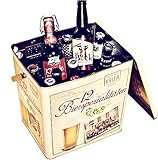 Kalea Bier-Box, Metallbox mit 3D-Prägung, Bierspezialitäten, Perfekte Geschenkidee für Männer, Väter und alle Bierliebhaber (Spezialitäten Bier Box)