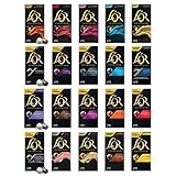 L'OR Espresso - 200 Nespresso ® * Kompatible Kaffeekapseln - Box mit 20 Sorten - Intensität 5 bis 12 - Packung mit 20 x 10