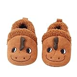 Longra Säugling Jungen Mädchen Warm Hausschuhe, Winter Süß Weich Baumwolle Winter Stiefel Warme Krabbelschuhe Unisex Rutsch-fest Baby Schuhe zum Weihnachten Zuerst Geburtstag Geschenk