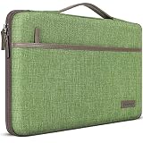 DOMISO 14 Zoll Laptop Hülle Etui Notebook Tasche Handtasche Abdeckung für 14' Lenovo ThinkPad T470 E470 / 14' HP Pavilion 14/13' HP Pavilion x360 13/13.5' Surface Book (Gruen)