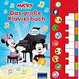 Micky Mouse - Spiel Klavier mit uns - Disney Junior Liederbuch mit Klaviertastatur - Vor- und Nachspielfunktion - 10 beliebte Kinderlieder - Pappbilderb