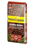 Floragard Pinienrinde 2-8 mm 20 Liter Mulch, Erdfarb