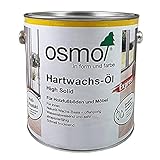 Osmo Hartwachs-Öl Express 3340 Weiß Transparent (2,50 Liter)