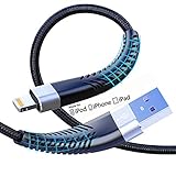 iPhone Ladekabel 2M, [Apple MFi Certifled] 2Pack 2m Original Lightning auf USB Kabel,Lang Apple iPhone Schnellladung Kabel 6ft für Apple iPhone 11/XS/XSMax/XR/X/8/8 Plus/7/7Plus/ 6s/6/6Plus/5S/5,