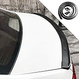 (Breite: 5 cm) Auto Rear Spoiler Universal Kofferraumspoiler Autodach Heckspoiler Spoiler Lippe für viele Fahrzeuge (Kohlefasermuster)