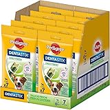 Pedigree DentaStix Daily Fresh Zahnpflegesnack für kleine Hunde – Hundeleckerli mit Aktivwirkstoffen für jeden Tag – Für gesunde Zähne und einen frischen Atem – 70 Sticks (10 x 7 Stück)