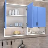 JRZTC Medizinschränke Wandhalterung Aufbewahrungsschrank Utility-Lagerregal Ideal für Zuhause Küche Badezimmer Wandschrank