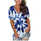 blusen Damen Sommer locker sexy t Shirt schulterfrei Oberteil Damen teachtenbluse Damen Mantel von v Ausschnitt damenhemd Damen Sommer Oberteile t Shirt Damen Tuniken große größ