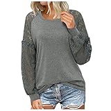Innerternet Oberteile Damen Schwarz Langarm Weiß Hemd Freizeit Shirt Lässig Tops Für Frauen Langarmshirt Basic Blusen Tunika Atmungsaktiv Bluse Frühling Sommer Streetw