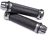 Lenkergriffe kompatibel mit Gilera Runner 50 125 180, SP, Purejet/Gilera DNA (Dome/Grau)