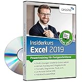 Excel 2019 Insiderkurs - Powertraining für Fortgeschrittene | Lernen Sie Schritt für Schritt Diagramme, Pivot, Formeln und Funktionen zu nutzen | inkl. Online-Kurs [1 Nutzer-Lizenz]