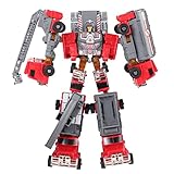 CLNAONG Transformer Spielzeug Baufahrzeug Truck 5 in 1 Roboterspielzeug Modell Auto Roboter Action Figuren Modell JIGFLY