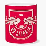 RB Leipzig Tasse - Logo sandgestrahlt - rot Kaffeebecher RBL Becher, Mug - Plus Lesezeichen Wir lieben Fußb
