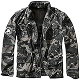 FELDWEGHEIZER Männer Vintage Jacke mit Kapuze im Kragen Biker MC Code Größe S - 5XL
