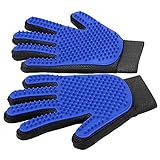 Haustier Handschuh Sanfte Fellpflegehandschuh Effizienter Handschuh Massagehandschuh mit verbessertem Fünf-Finger-Design–perfekt für H