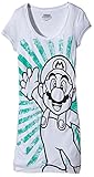 Nintendo T-Shirt (Damen) -S- Mario, weiss/grü