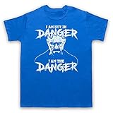 The Guns Of Brixton Breaking Bad I Am Not In Danger I Am The Danger Herren T-Shirt, Blau, 3XL