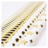 50 * 70 cm Geschenk Geschenkpapier Geburtstagsfeier Jubiläum Bronzing Geschenk Geschenkpapier Urlaub Stern Geschenk Verpackung Papier Hochzeit Geschenk Dekoration Papier Alpaka Unicorn C