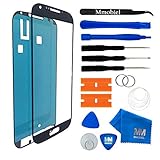 MMOBIEL Front Glas Reparatur Set kompatibel mit Samsung Galaxy A3 A300 (2015) Series (Schwarz) Display mit Werkzeug-S