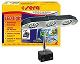 sera 31138 LED light 3 x 2 W eine LED-Lampe (6W / 12V) mit schlankem Reflektor zur Beleuchtung fürs Aquarium und Terrarium wie z.B. das Nano Aquarien sera Cube 16 l, Silb