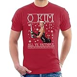 O Kim All Ye Faithful Kardashian Christmas Knit Men's T-S