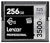 Lexar Professional 3500 x 256 GB CFast 2.0 Karte, bis zu 525 MB/s Lesen, für Cinematographen, Filmemacher, Content Creator (LC256CRBNA3500)