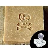 Handgemachte Halloween-Seifen Stempelblock Naturseifen Acrylkapitel herstellen Kreative Halloween-Geschenke für Kinder Jugendliche Erwachsene personalisierte Seifenherstellung Acrylprägestemp