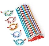 Biegebleistifte,25 pcs Bunt Biegebleistift,Flexible Biegsame Bleistifte, Biegbare Bleistifte,Biegsam Magic Biegebleistift für Kinder - Ideal Kleine Geschenke fü