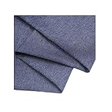 MAGFYLY Jeansstoff meterware Denim Stoff gewaschen Baumwolle Stretch gut Sommer Dünnschnitt genäht Denim Hemd Jacke Shorts Rock 150cm breit (Color : Dark Navy Blue)