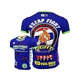 HUAN Street Fighter Training T-Shirt Kämpfe Jiu-Jitsu MMA Kurzärmelige Kämpfe Kämpfe Muay Thai Sanda XXL