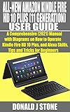 ALL-NEW AMAZON KINDLE FIRE HD 10 PLUS (11 GENERATION) USER GUIDE: A Comprehensive (2021) Manual with Diagrams on How to Operate Kindle Fire HD 10 Plus, ... and Tricks for Beginners (English Edition)