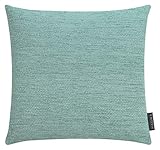 Magma Kissenhülle Catalina 40x40cm o. 50x50cm Kissenbezug kräftige Farben - Jacquard Gewebte Kissen - Moderne Struktur, Farbe Wohnen:Magma_Jade_008, Größe Kissen:50 x 50