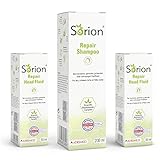 Sorion Shampoo und Sorion Head Fluid Set - Hautpflege auch bei Schuppenflechte und Neurodermitis mit Kokosöl, Neem und Kurk
