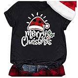 Weihnachten Herbst Klamotten Damen Weihnachtspullover Harry Potter Damen Damen t-Shirt asymmetrisches Oberteil Damen tie dye Sweatshirt Damen Hemd elegant Frauen Pullover sexy schöne Pullover D