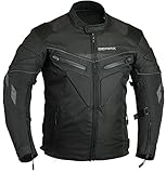 Motorradjacke mit Polster an Wirbelsäule, w