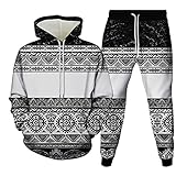 SSBZYES Herren Sweatshirts Herren Jogginghose Pullover Kapuzenpullover Paar Pullover Schwarz Farblich passende Serie Zweiteilige Große Sport H