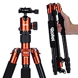 Rollei C5I | Orange | leichtes Foto-Stativ | Alu | Reise-Stativ | Macro | Monopod | Arca Sw