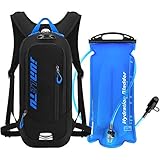 Faneam Ultraleicht Trinkrucksack Mit Trinkblase 2l Trinkblase Rucksack Mit Trinksystem Fahrrad Rucksäcke Herren Laufrucksack Joggen Trinkrucksack Laufen Marathon Rucksack D