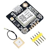 Seamuing GPS Modul Kleiner GPS Empfänger Niedriger Stromverbrauch Hohe Empfindlichkeit mit IPEX-Antenne Kompatibel mit NEO-6M für 51 Mikrocontroller STM32 UNO R3