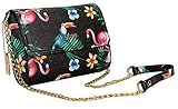 FOEVTRUE Damen Handtasche Schultertasche Crossbody Kette Gurt T