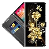 Klapphüllen für WIKO Robby Handyhülle Flip Case Etui Lederhülle Tasche Handytasche Wiko Robby Lite Hülle Leder Klappbares Brieftasche Schutzhülle,YJS04P-07