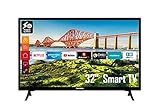 Telefunken XH32J511V 32 Zoll Fernseher (Smart TV inkl. Prime Video, Netflix , HD ready, HDR10, 12 Volt, Works with Alexa, Triple-Tuner, HD+) [Modelljahr 2021]