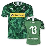 PUMA BMG Borussia Mönchengladbach Erwachsene Trikot Third Europapokaltrikot 2019/20, Größe:L, Spielername:13 S