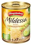 Mildessa Hengstenberg mildes Weinsauerkraut 6 Portionen, 12er Pack (12 x 810 g Dose)