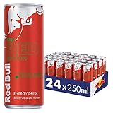 Red Bull Energy Drink, Wassermelone, Red Edition, 24 x 250 ml, Dosen Getränke 24er Palette, OHNE PFAND