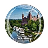 Johannisburg Schloss Aschaffenburg Deutschland Kühlschrankmagnet Souvenir Geschenk Dekor Magnetsticker Kollek